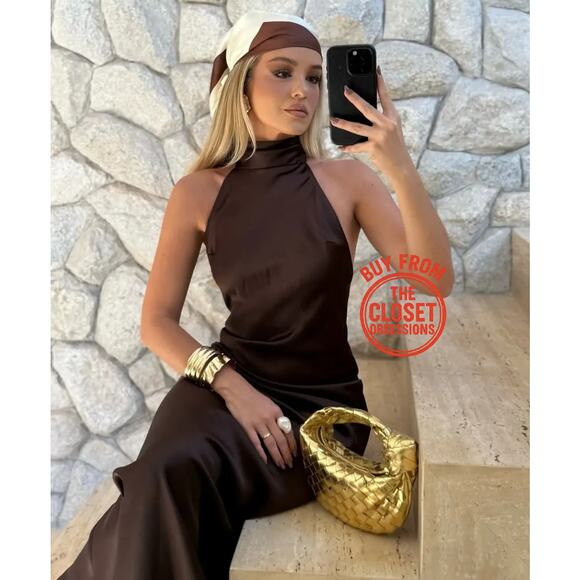 ZARA BLOGGER FAVE!!! Flowy Long Dress NWT LAST ONE!!! - Picture 4 of 16